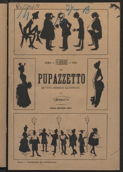 Il pupazzetto : rivista mensile illustrata di Gandolin