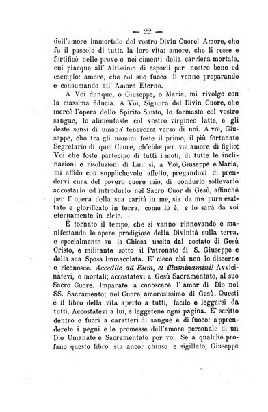 Il tabernacolo dell'amore periodico mensile in onore del ss. Sacramento