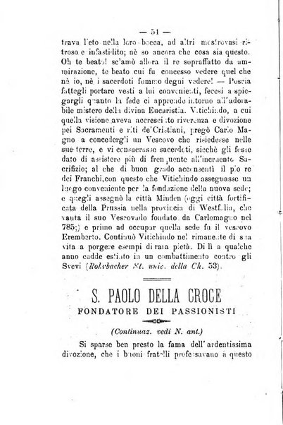 Il tabernacolo dell'amore periodico mensile in onore del ss. Sacramento