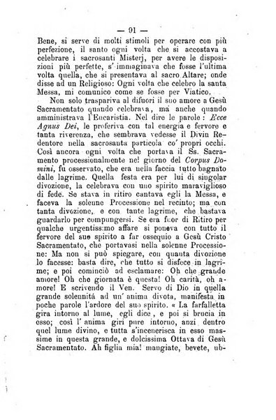 Il tabernacolo dell'amore periodico mensile in onore del ss. Sacramento