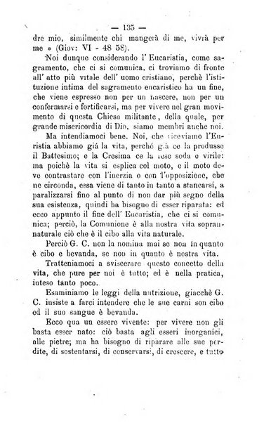 Il tabernacolo dell'amore periodico mensile in onore del ss. Sacramento