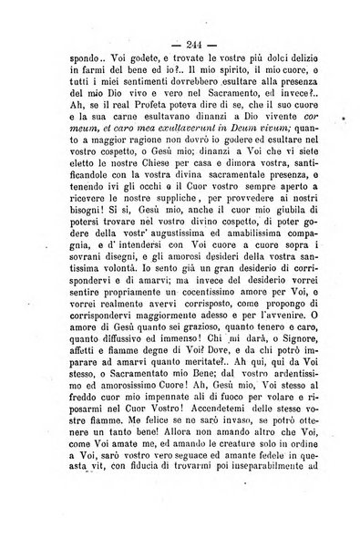 Il tabernacolo dell'amore periodico mensile in onore del ss. Sacramento