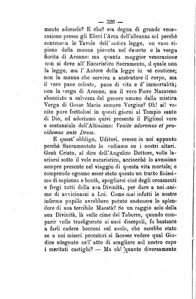 Il tabernacolo dell'amore periodico mensile in onore del ss. Sacramento