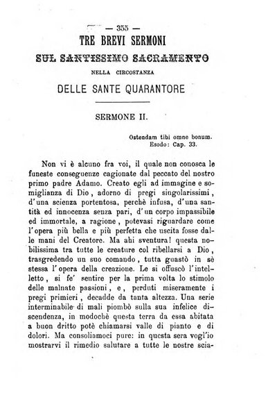 Il tabernacolo dell'amore periodico mensile in onore del ss. Sacramento