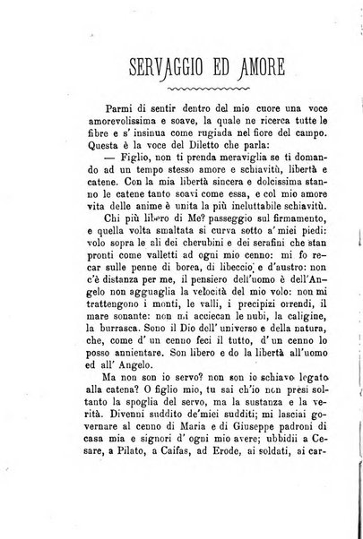 Il tabernacolo dell'amore periodico mensile in onore del ss. Sacramento