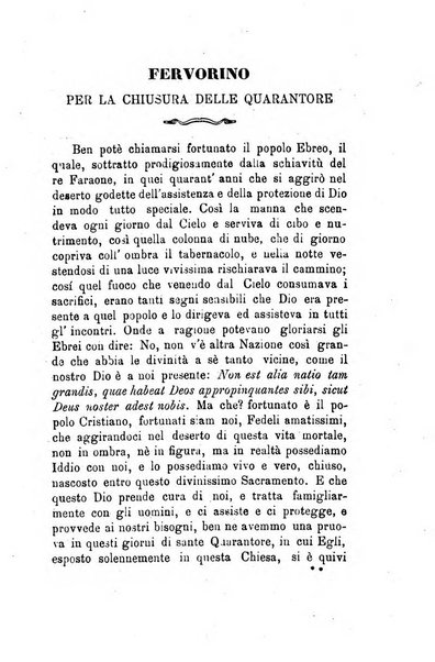 Il tabernacolo dell'amore periodico mensile in onore del ss. Sacramento