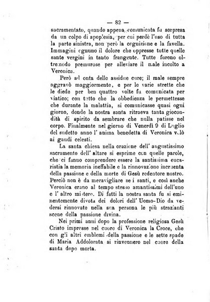 Il tabernacolo dell'amore periodico mensile in onore del ss. Sacramento