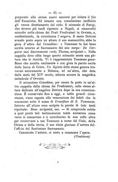 Il tabernacolo dell'amore periodico mensile in onore del ss. Sacramento