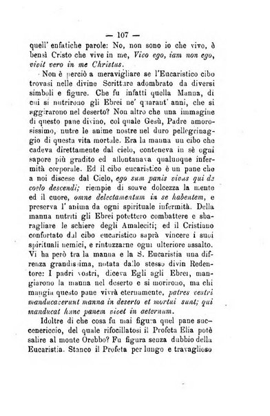 Il tabernacolo dell'amore periodico mensile in onore del ss. Sacramento