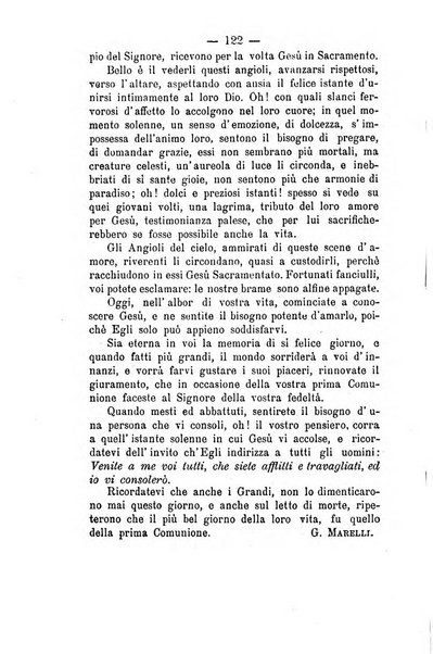 Il tabernacolo dell'amore periodico mensile in onore del ss. Sacramento