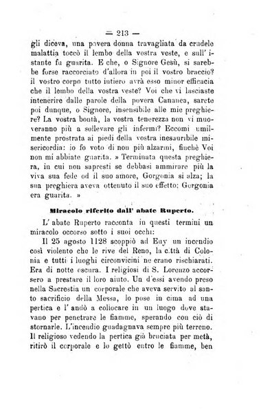 Il tabernacolo dell'amore periodico mensile in onore del ss. Sacramento