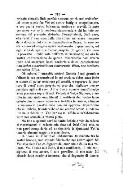 Il tabernacolo dell'amore periodico mensile in onore del ss. Sacramento