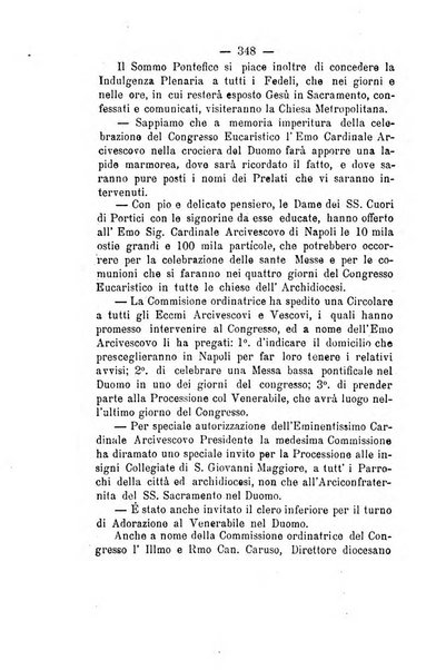 Il tabernacolo dell'amore periodico mensile in onore del ss. Sacramento