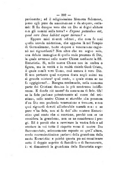 Il tabernacolo dell'amore periodico mensile in onore del ss. Sacramento