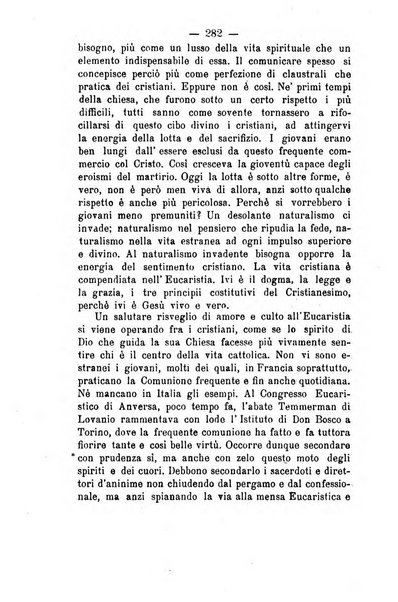 Il tabernacolo dell'amore periodico mensile in onore del ss. Sacramento