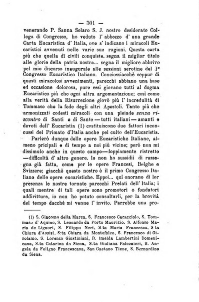 Il tabernacolo dell'amore periodico mensile in onore del ss. Sacramento