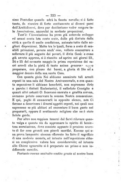 Il tabernacolo dell'amore periodico mensile in onore del ss. Sacramento