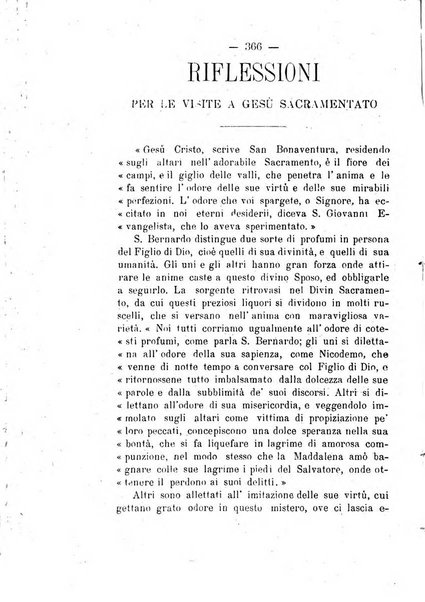 Il tabernacolo dell'amore periodico mensile in onore del ss. Sacramento