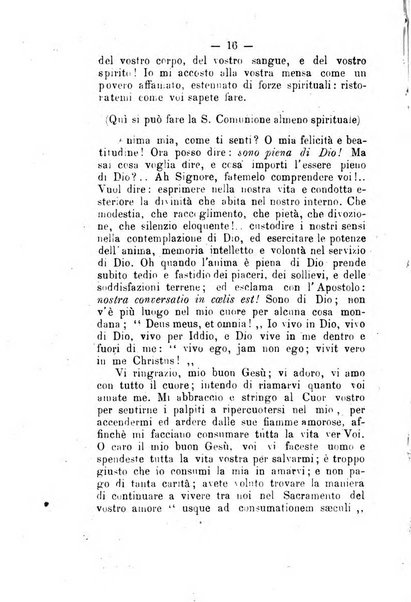 Il tabernacolo dell'amore periodico mensile in onore del ss. Sacramento