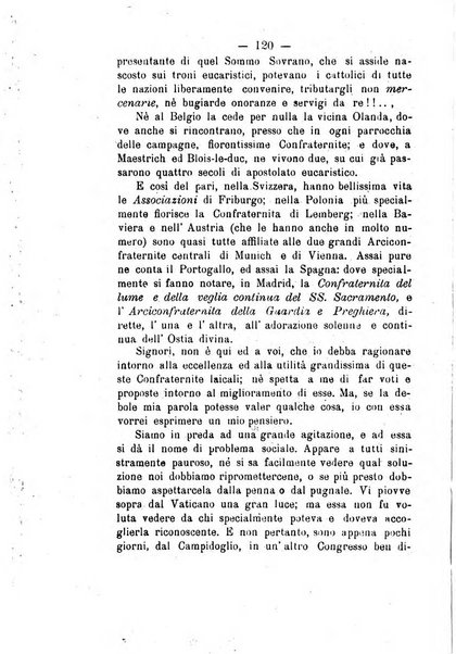 Il tabernacolo dell'amore periodico mensile in onore del ss. Sacramento