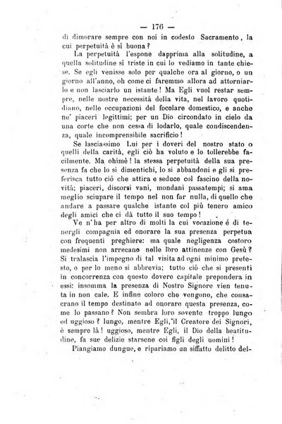 Il tabernacolo dell'amore periodico mensile in onore del ss. Sacramento