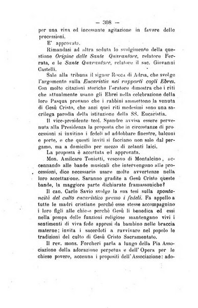 Il tabernacolo dell'amore periodico mensile in onore del ss. Sacramento