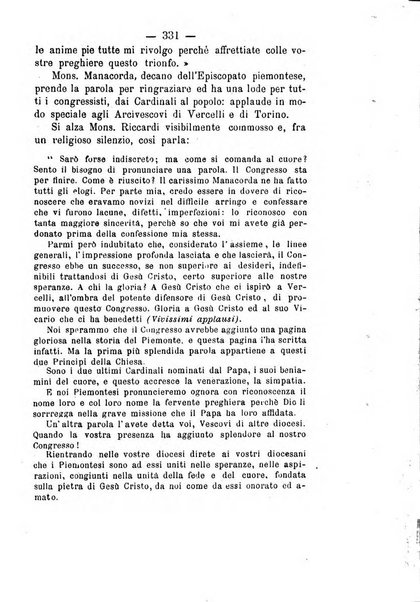 Il tabernacolo dell'amore periodico mensile in onore del ss. Sacramento