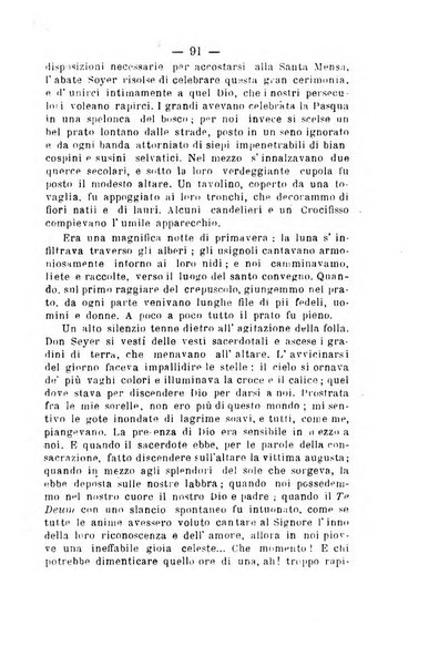 Il tabernacolo dell'amore periodico mensile in onore del ss. Sacramento