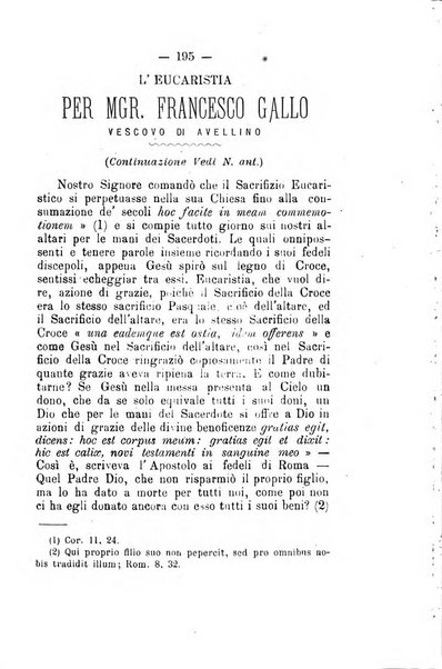 Il tabernacolo dell'amore periodico mensile in onore del ss. Sacramento