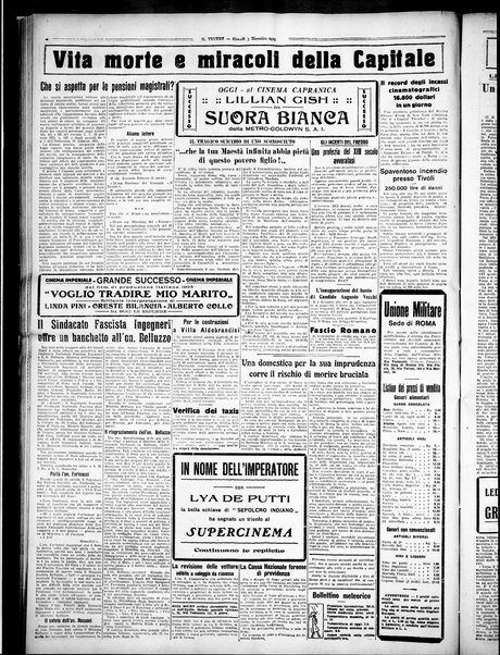 Il Tevere : quotidiano di Mezzogiorno