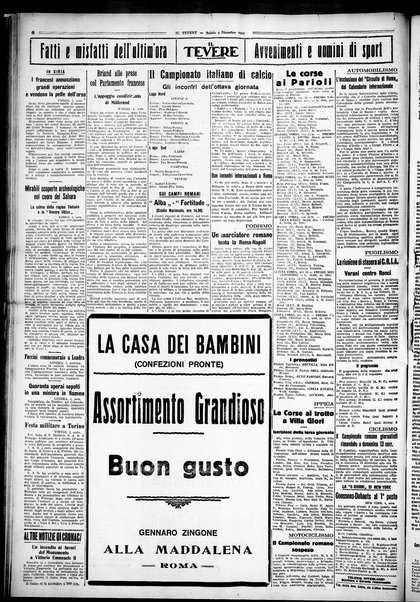 Il Tevere : quotidiano di Mezzogiorno