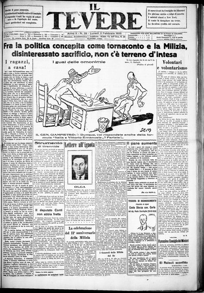 Il Tevere : quotidiano di Mezzogiorno