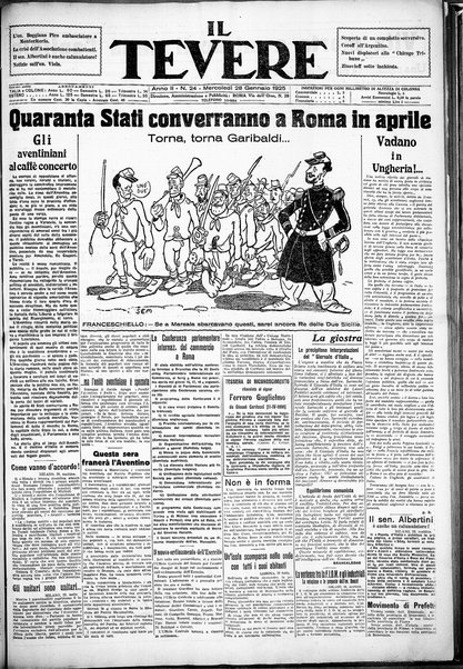 Il Tevere : quotidiano di Mezzogiorno