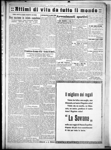 Il Tevere : quotidiano di Mezzogiorno