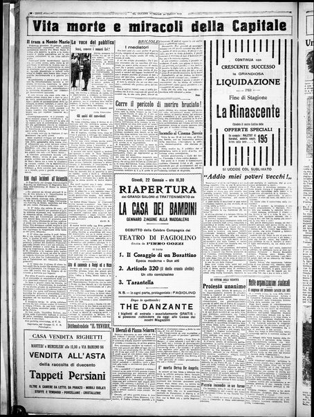 Il Tevere : quotidiano di Mezzogiorno