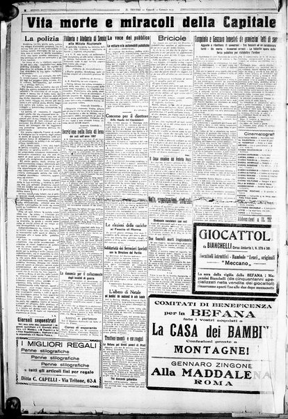 Il Tevere : quotidiano di Mezzogiorno