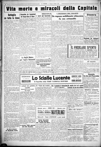 Il Tevere : quotidiano di Mezzogiorno