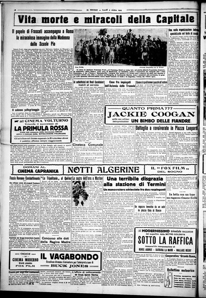 Il Tevere : quotidiano di Mezzogiorno