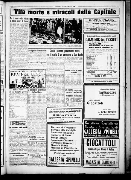 Il Tevere : quotidiano di Mezzogiorno