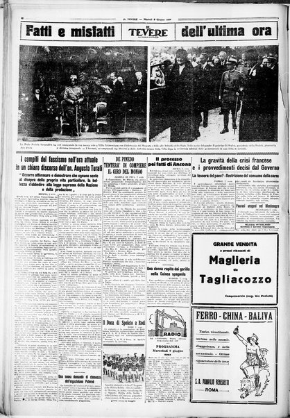 Il Tevere : quotidiano di Mezzogiorno