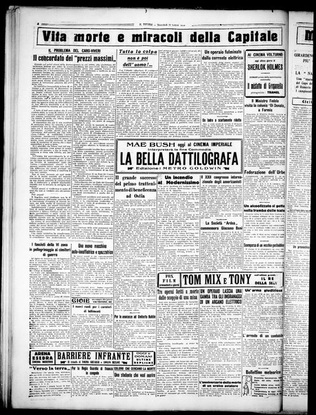 Il Tevere : quotidiano di Mezzogiorno