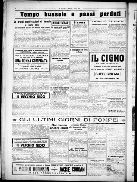 Il Tevere : quotidiano di Mezzogiorno