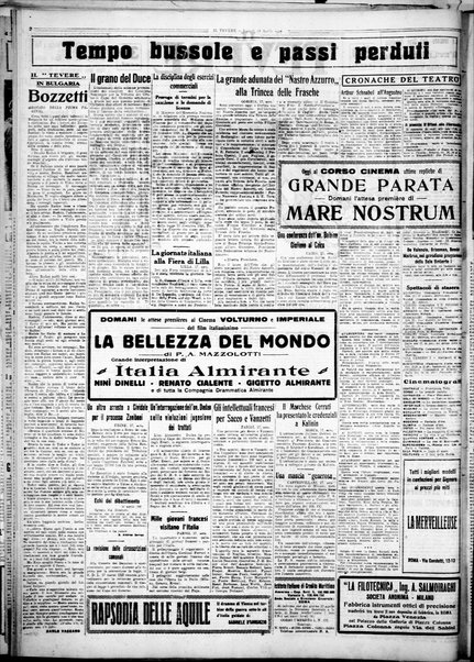 Il Tevere : quotidiano di Mezzogiorno