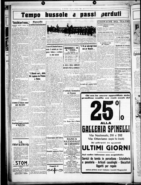 Il Tevere : quotidiano di Mezzogiorno