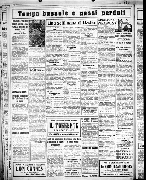 Il Tevere : quotidiano di Mezzogiorno