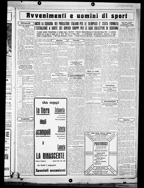 Il Tevere : quotidiano di Mezzogiorno