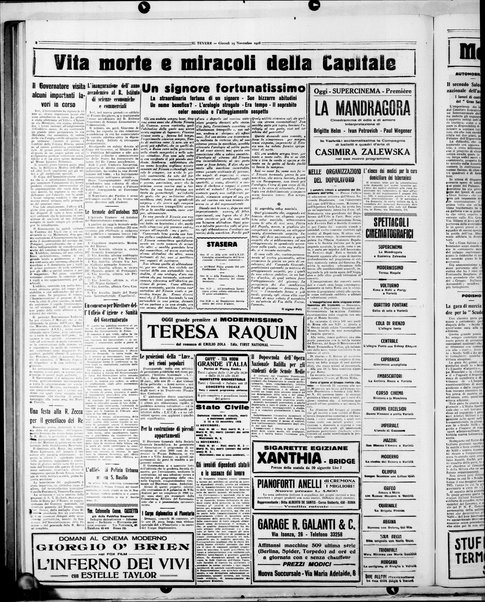 Il Tevere : quotidiano di Mezzogiorno