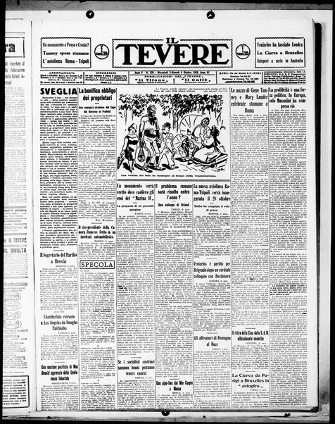 Il Tevere : quotidiano di Mezzogiorno