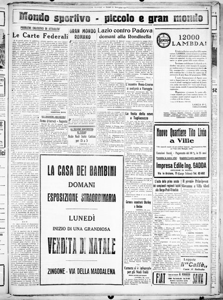 Il Tevere : quotidiano di Mezzogiorno