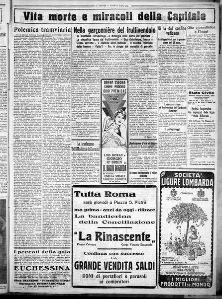 Il Tevere : quotidiano di Mezzogiorno